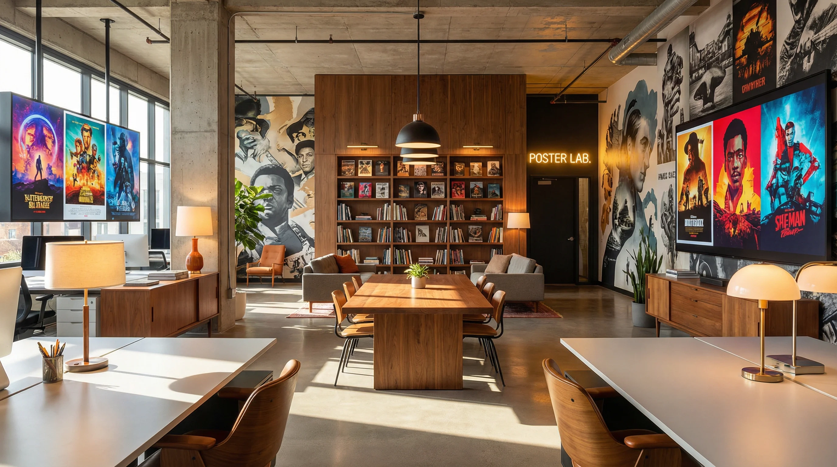 人妻团队办公室创意工作空间展示